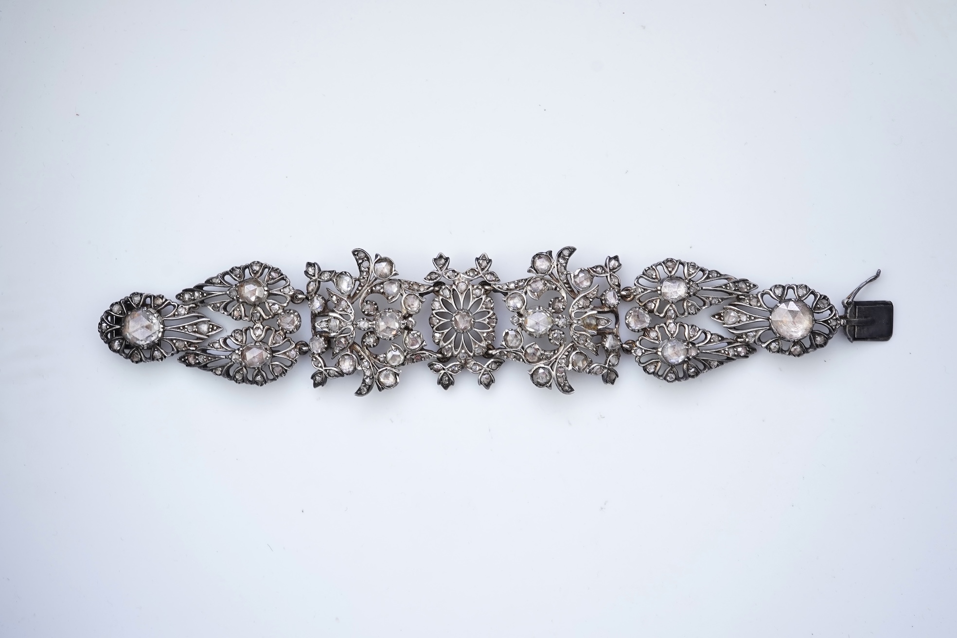 A diamond bracelet, possibly Spain or Portugal, 19th century